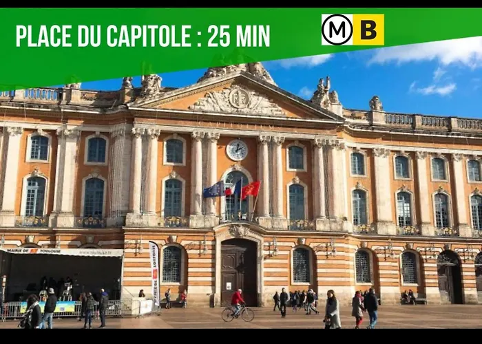 Loft Geek Avec Terrasse, Piscine & Parking - Proche Metro - Apartment Toulouse